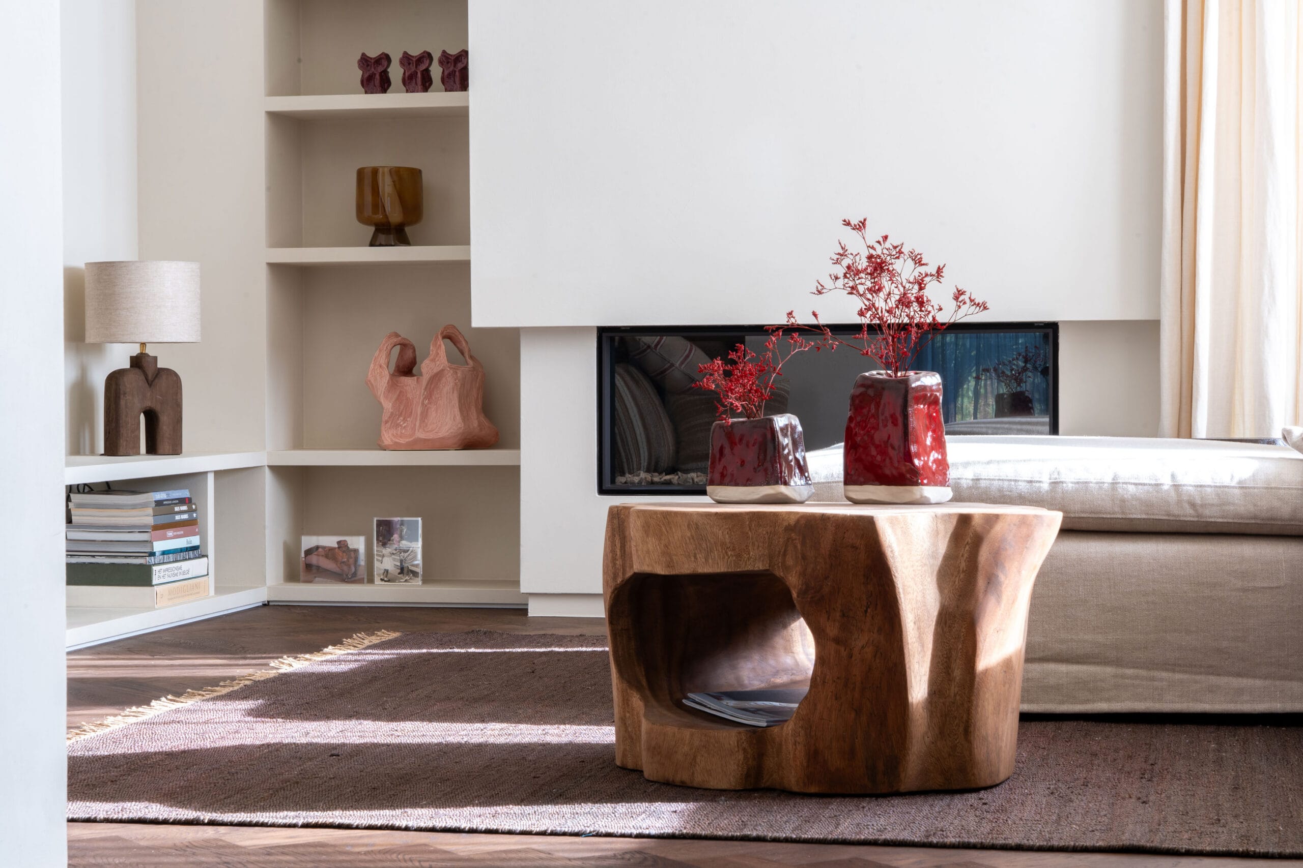 Coffee table suar wood