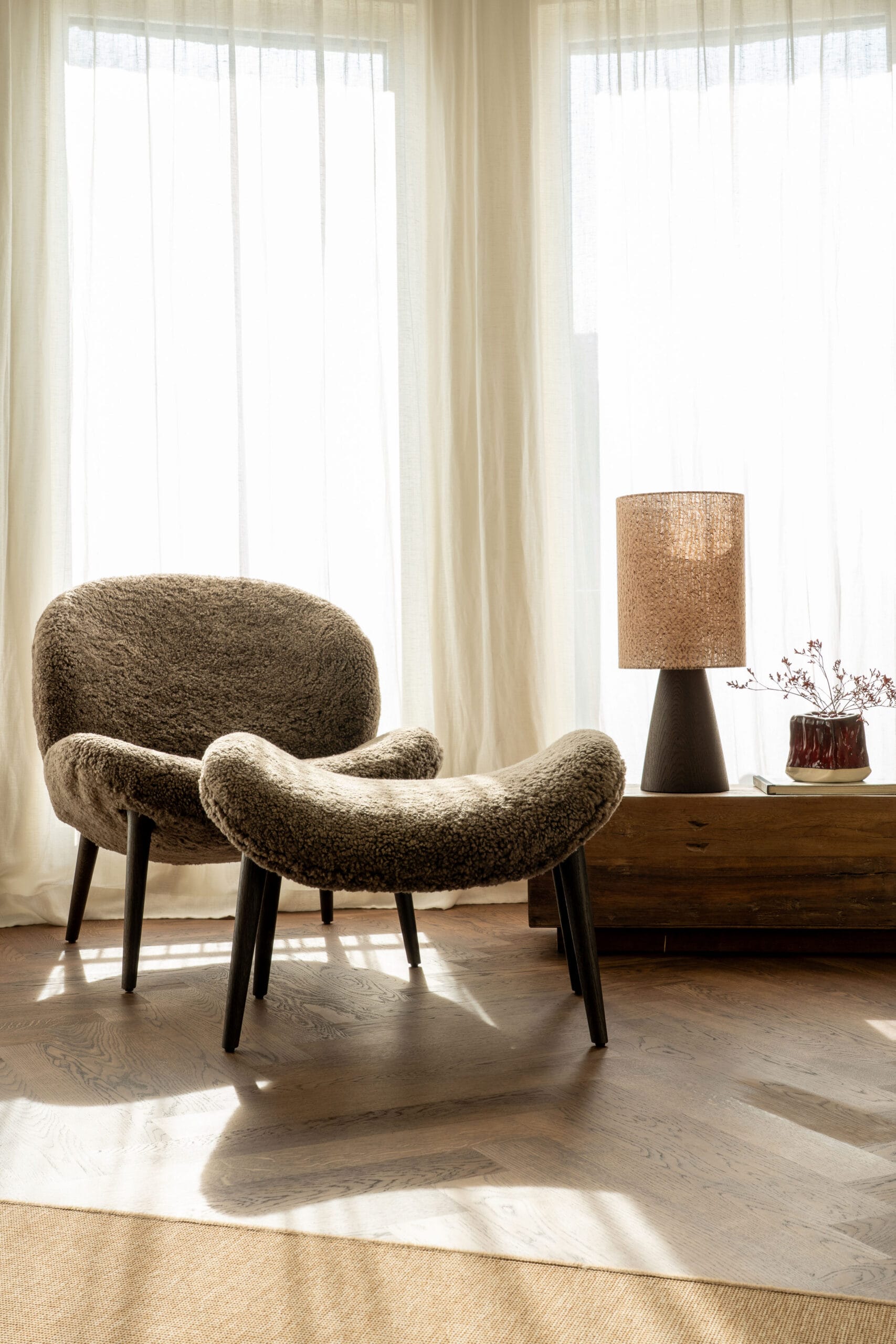 Footstool Australian sheep