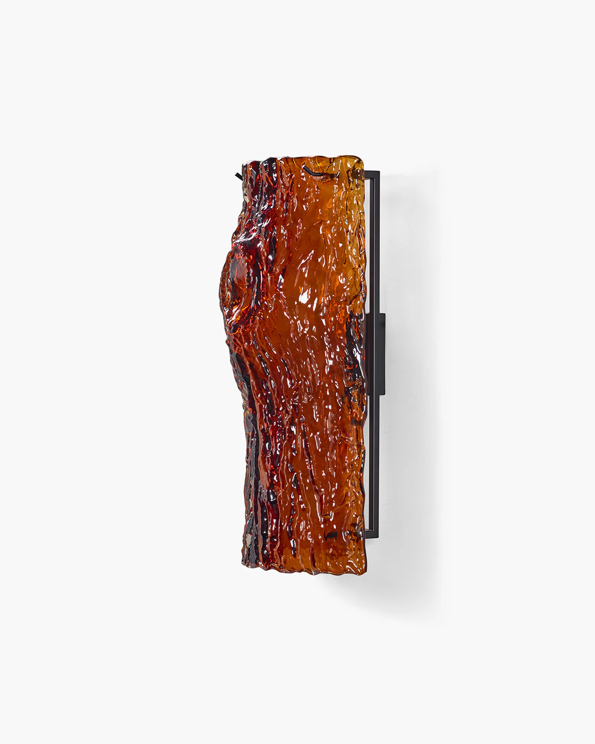 Glass wall lamp emerald
