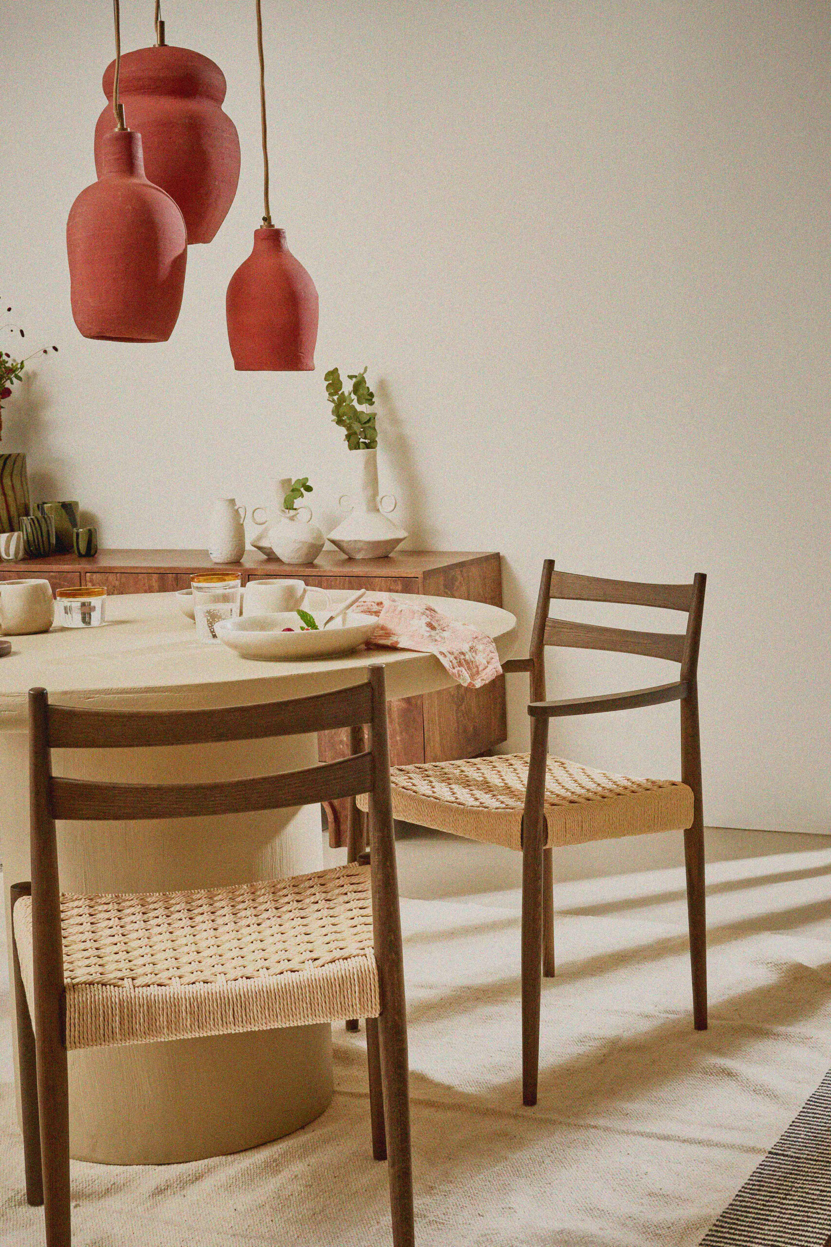 Dining chair ashwood with armrest