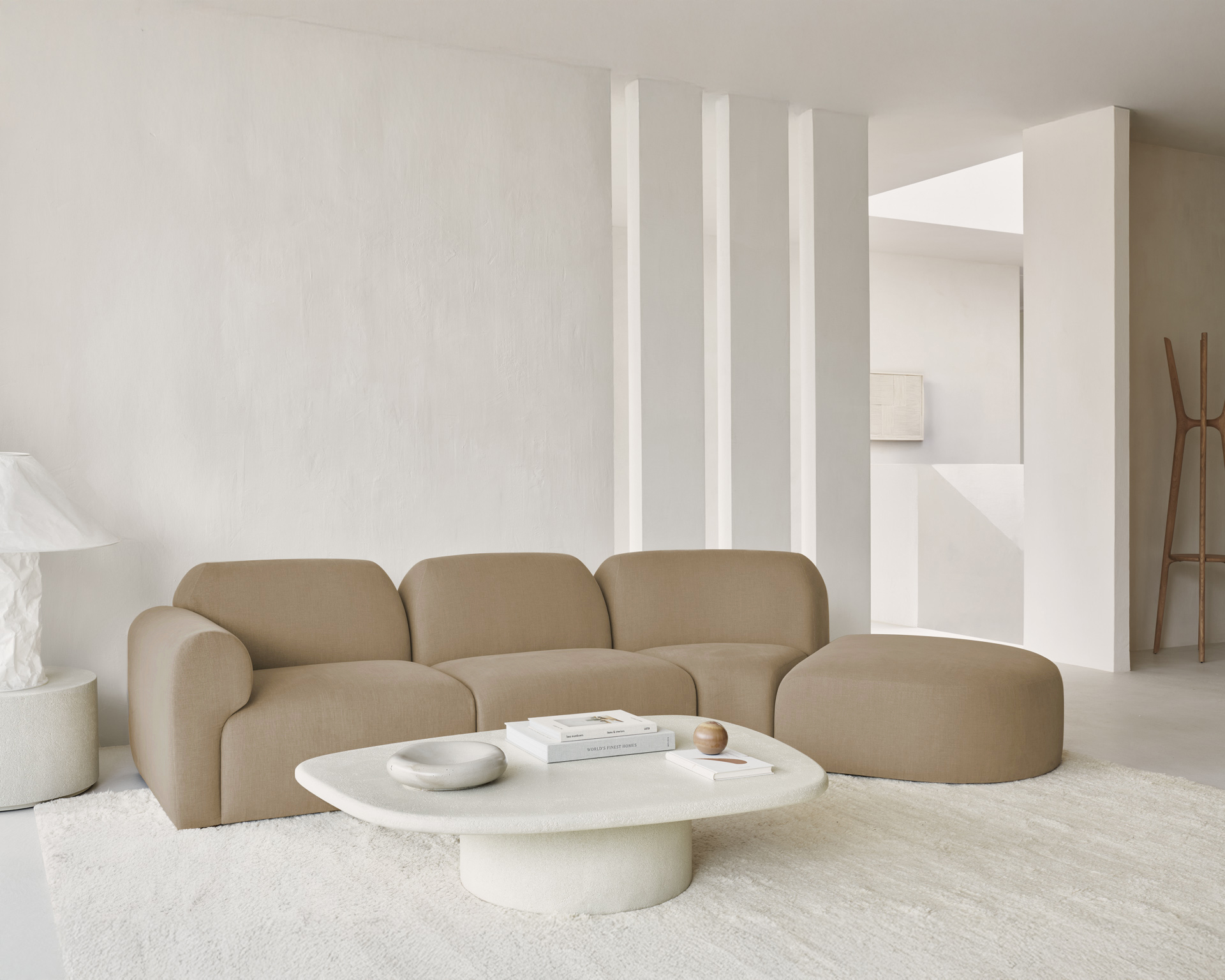 Coffee table microcement