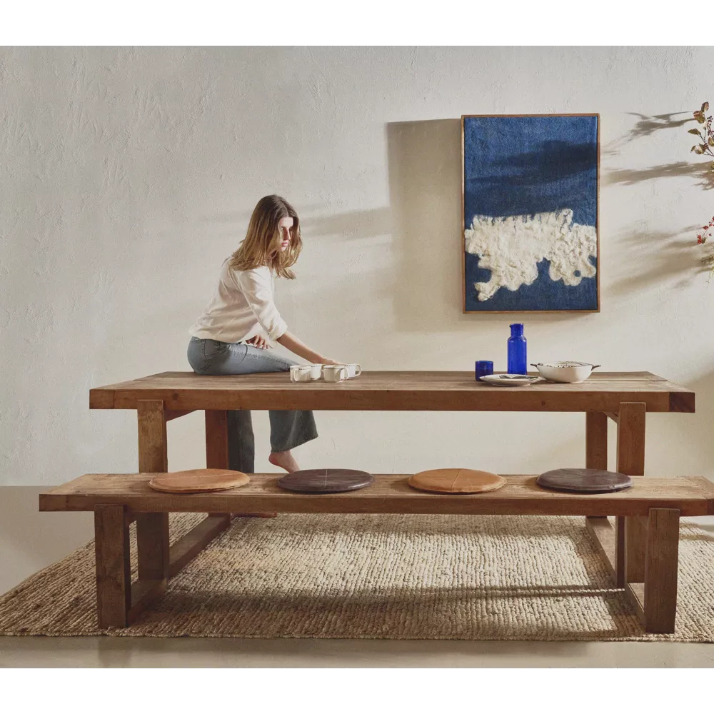 Dining table reclaimed wood