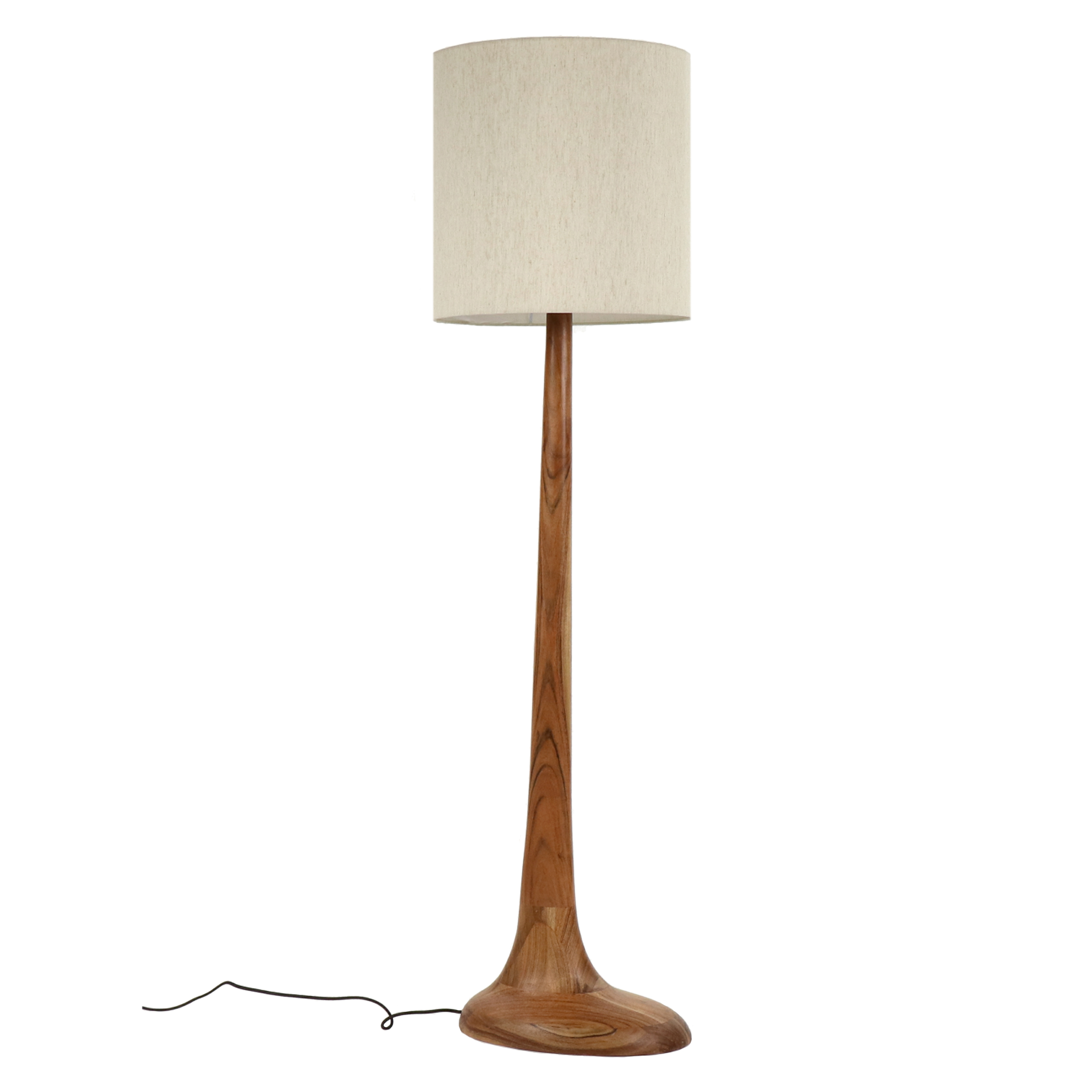 Floor lamp acacia wood
