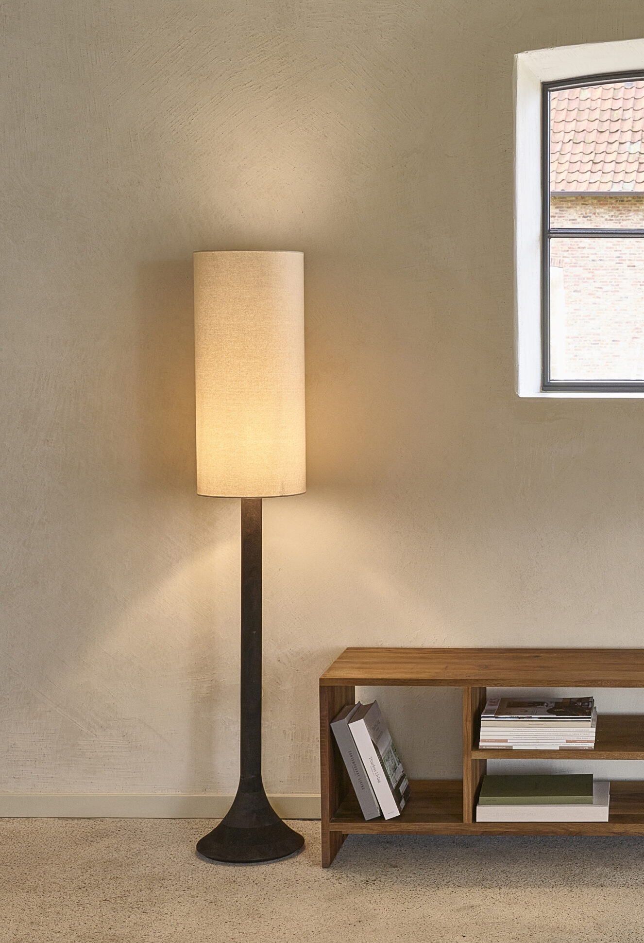 Floor lamp mango wood