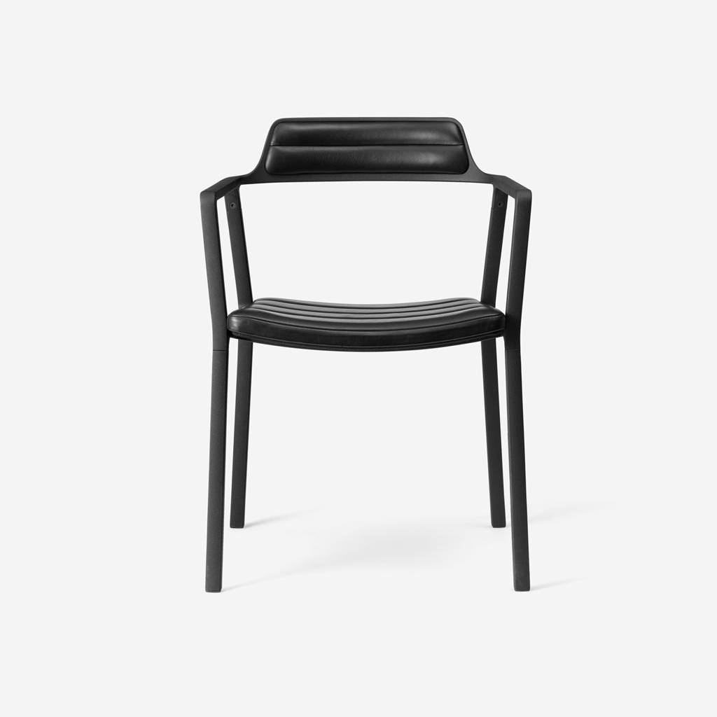 Leather dining chair
