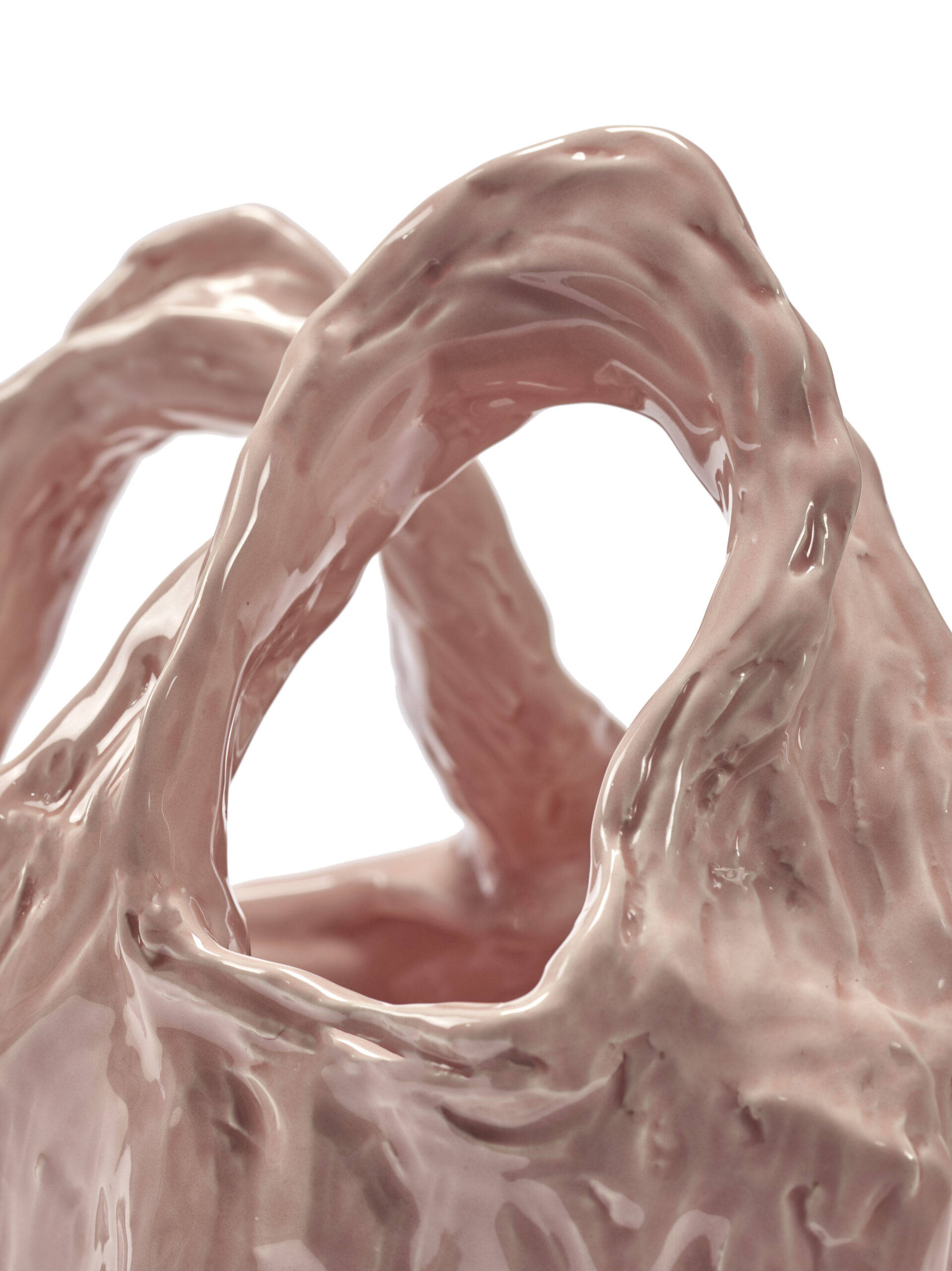 Vase pink bag