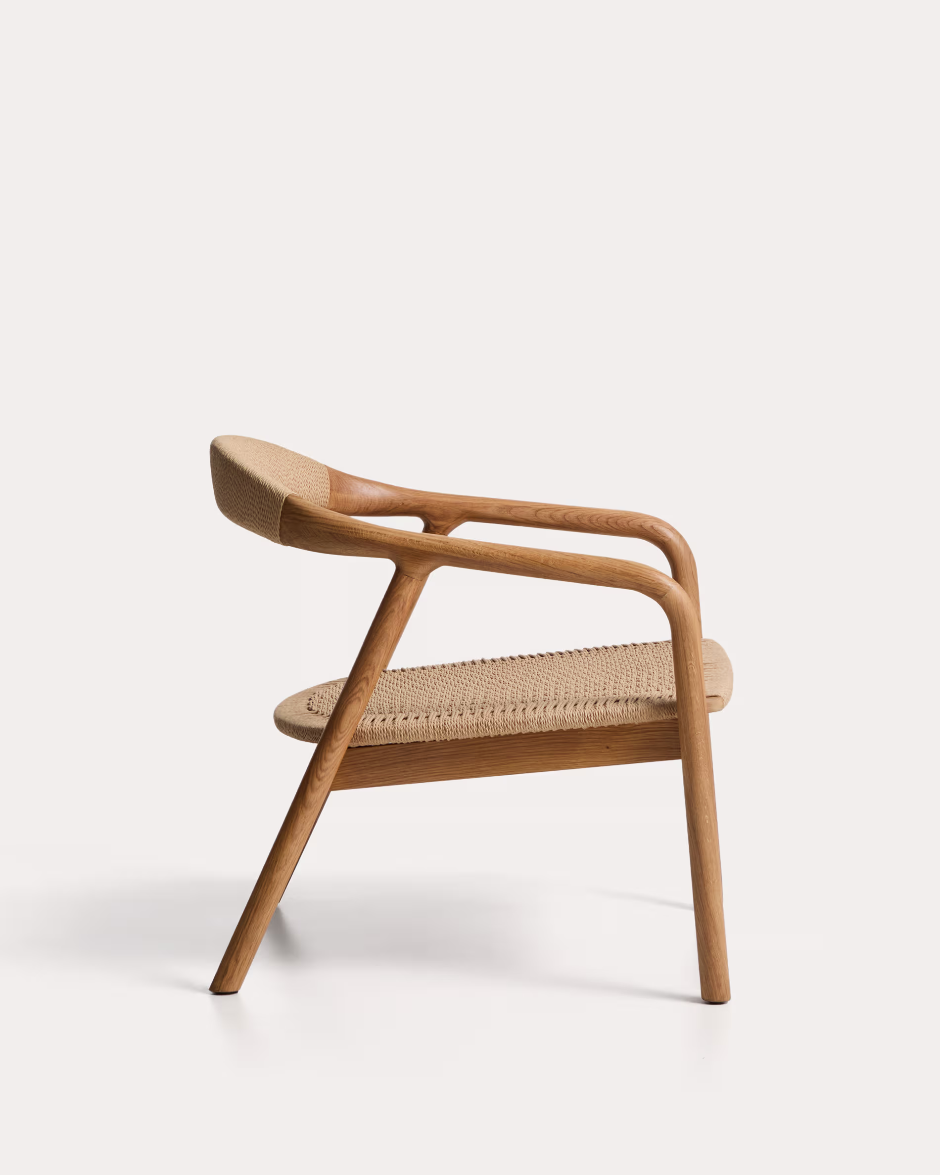Lounge chair oak