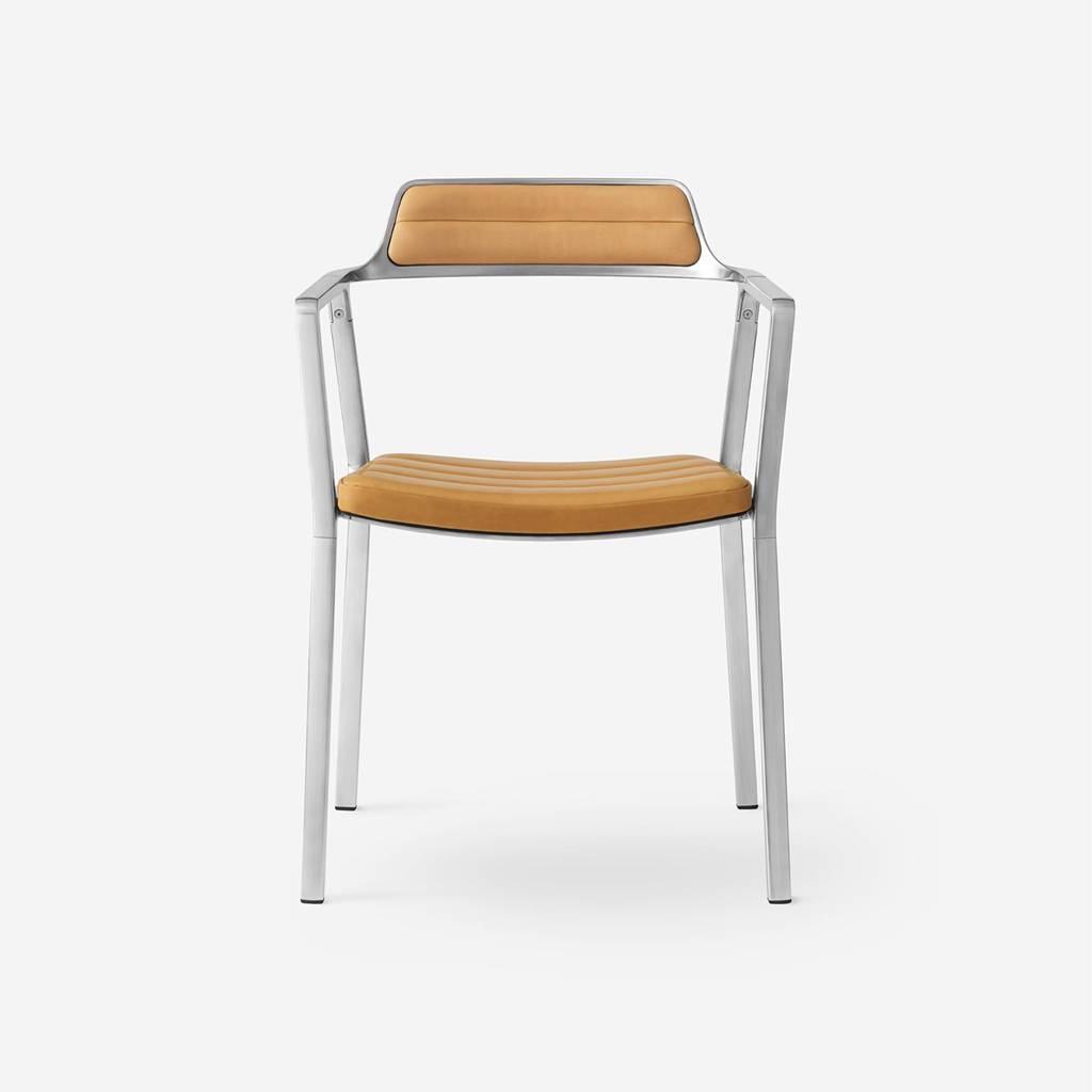 Leather dining chair