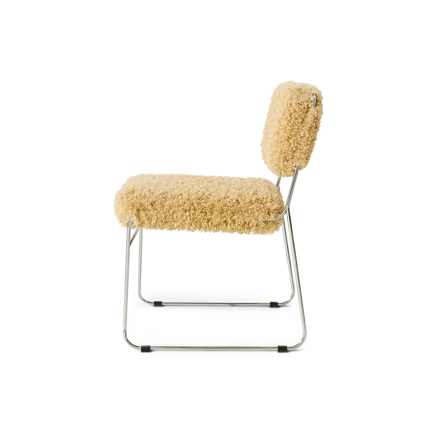Dining chair brown teddy