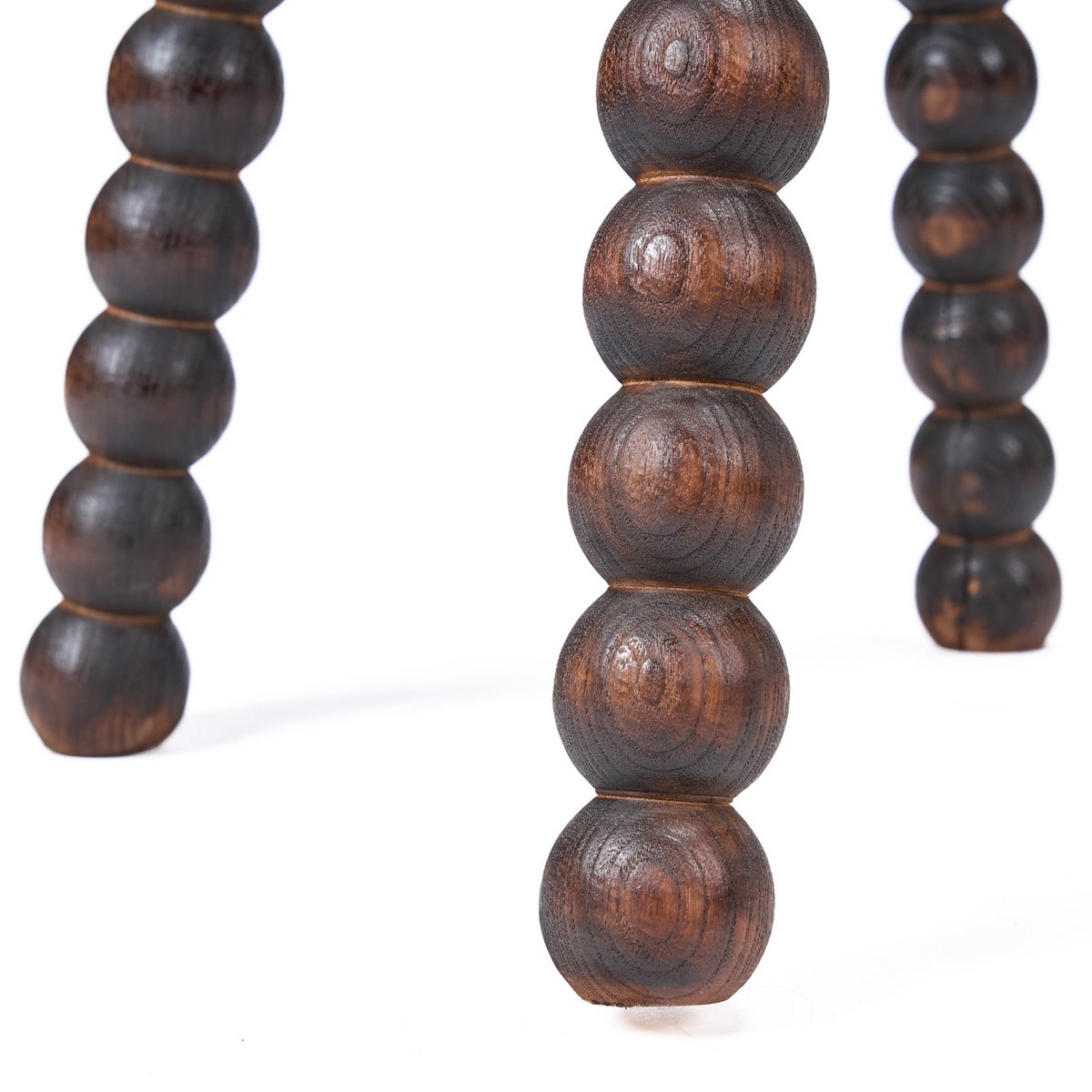Stool dark walnut