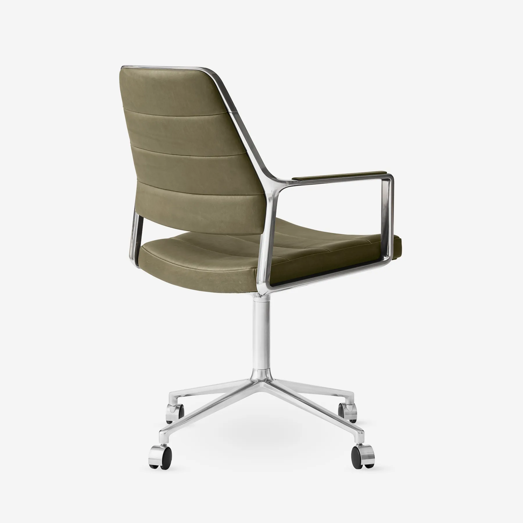 Desk chair with armrest