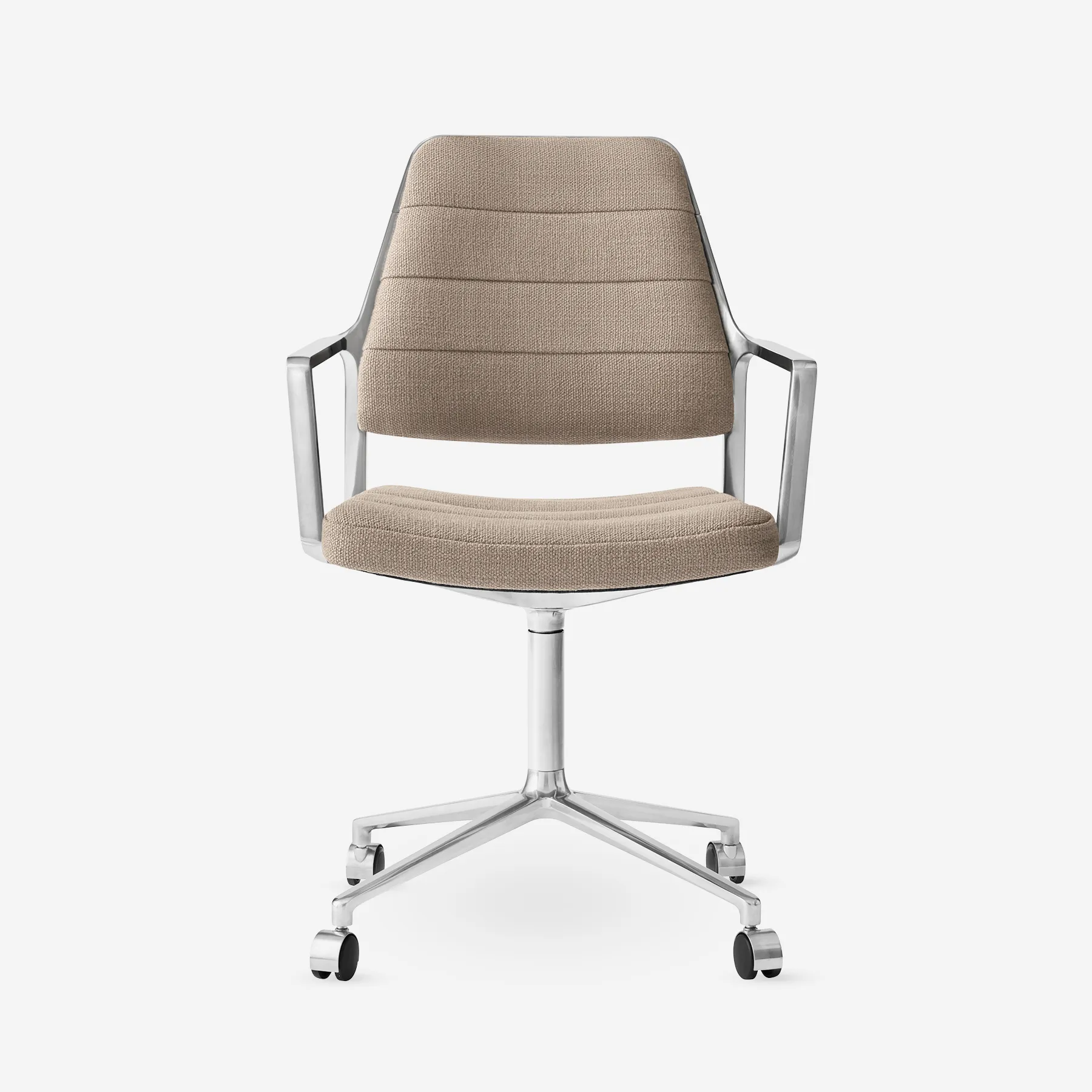 Desk chair with armrest