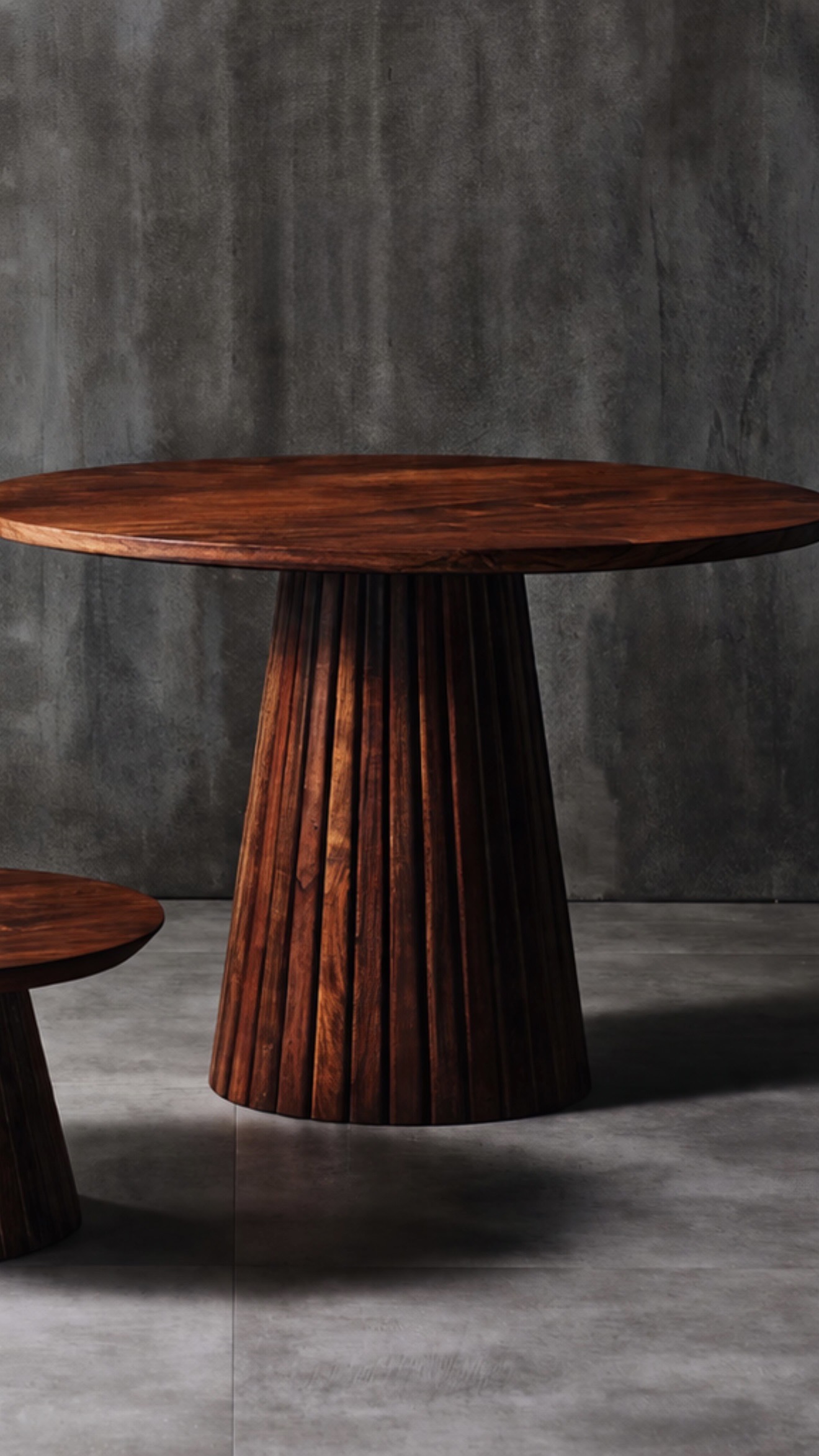 Acacia wood dining table / desk